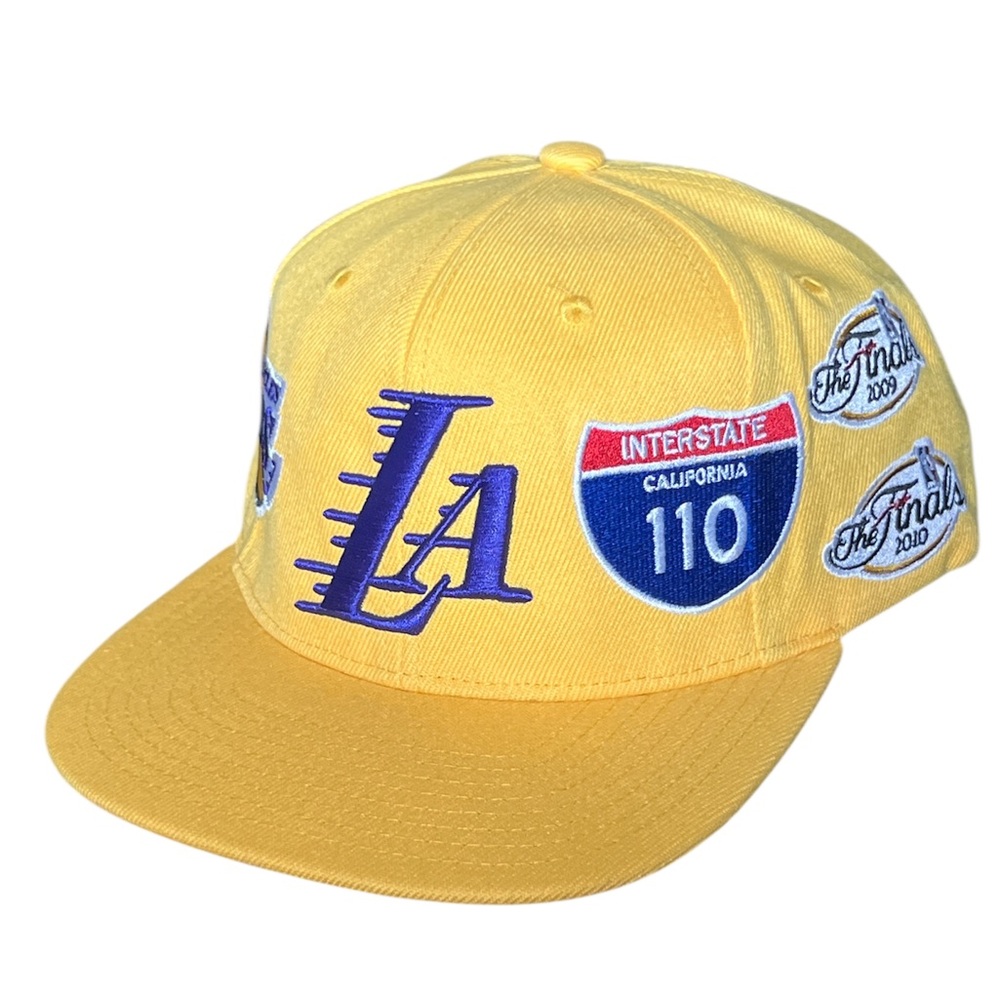 Mitchell & Ness Los Angeles Lakers Champs Patch Snapback Hat